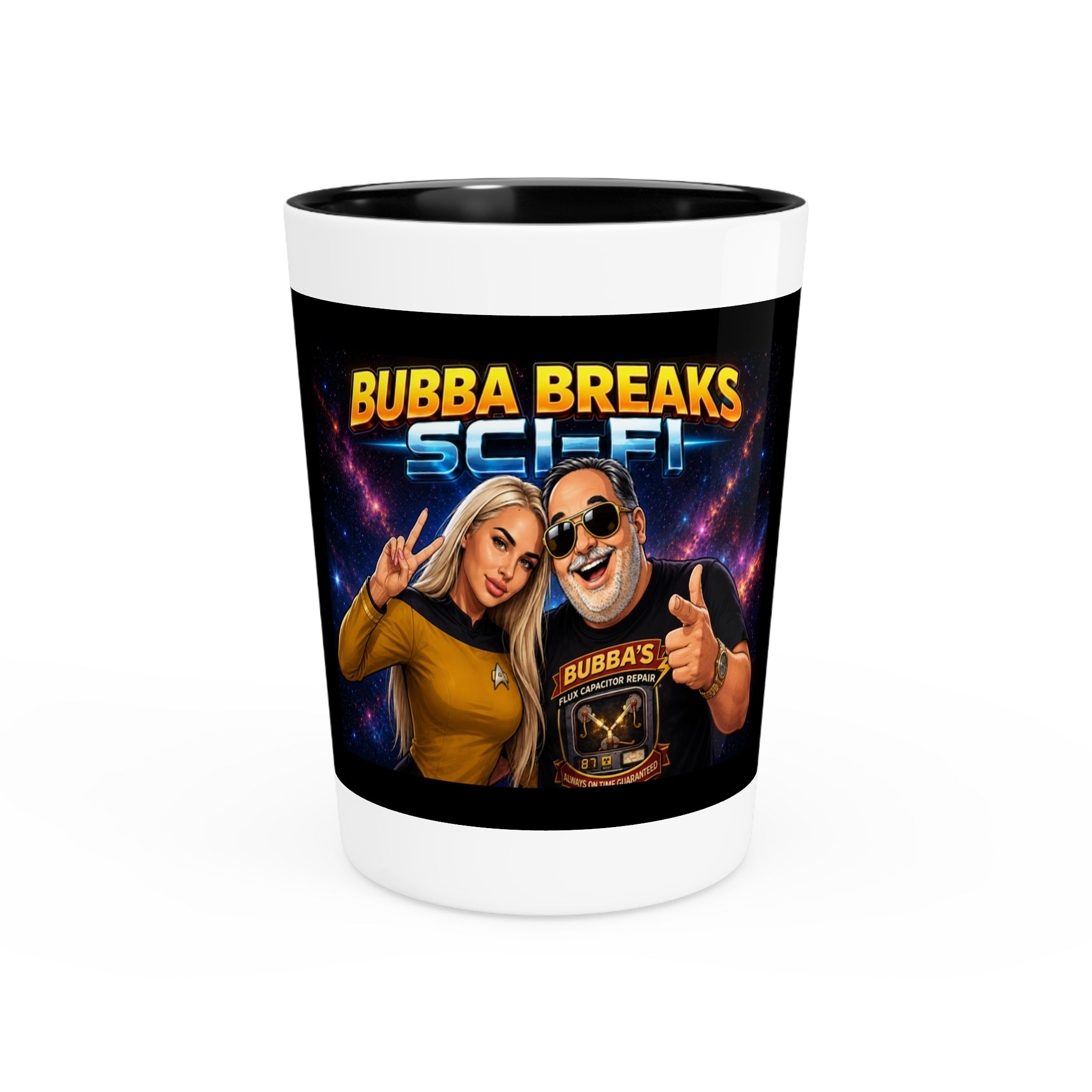 Bubba Breaks SciFi Shot Glass
