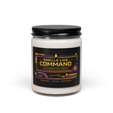 Smells Like Command — Masculine Leather & Cedar Scented Soy Candle (9oz)