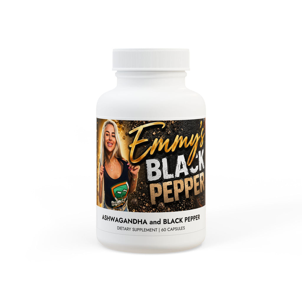 Cousin Emmy's Ashwagandha and Black Pepper Supplement (60 capsules)