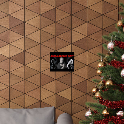 Bubba Breaks SciFi Matte Horizontal Poster — Retro Sci‑Fi Fan Wall Art