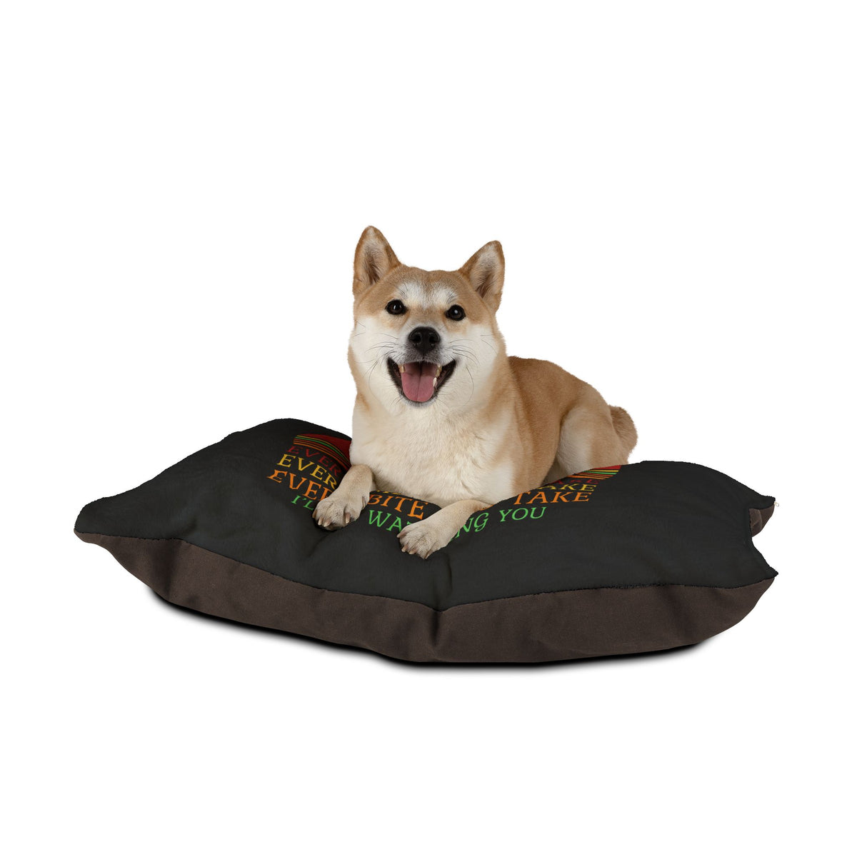 Pet Bed — Retro Golden Retriever Design (“Every Snack You Make... I’ll Be Watching You”)