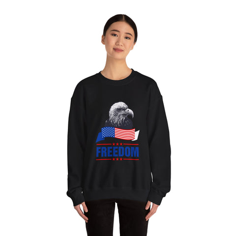 Freedom Eagle Sweatshirt — Patriotic American Flag Crewneck