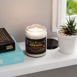 Smells Like Command — Masculine Leather & Cedar Scented Soy Candle (9oz)