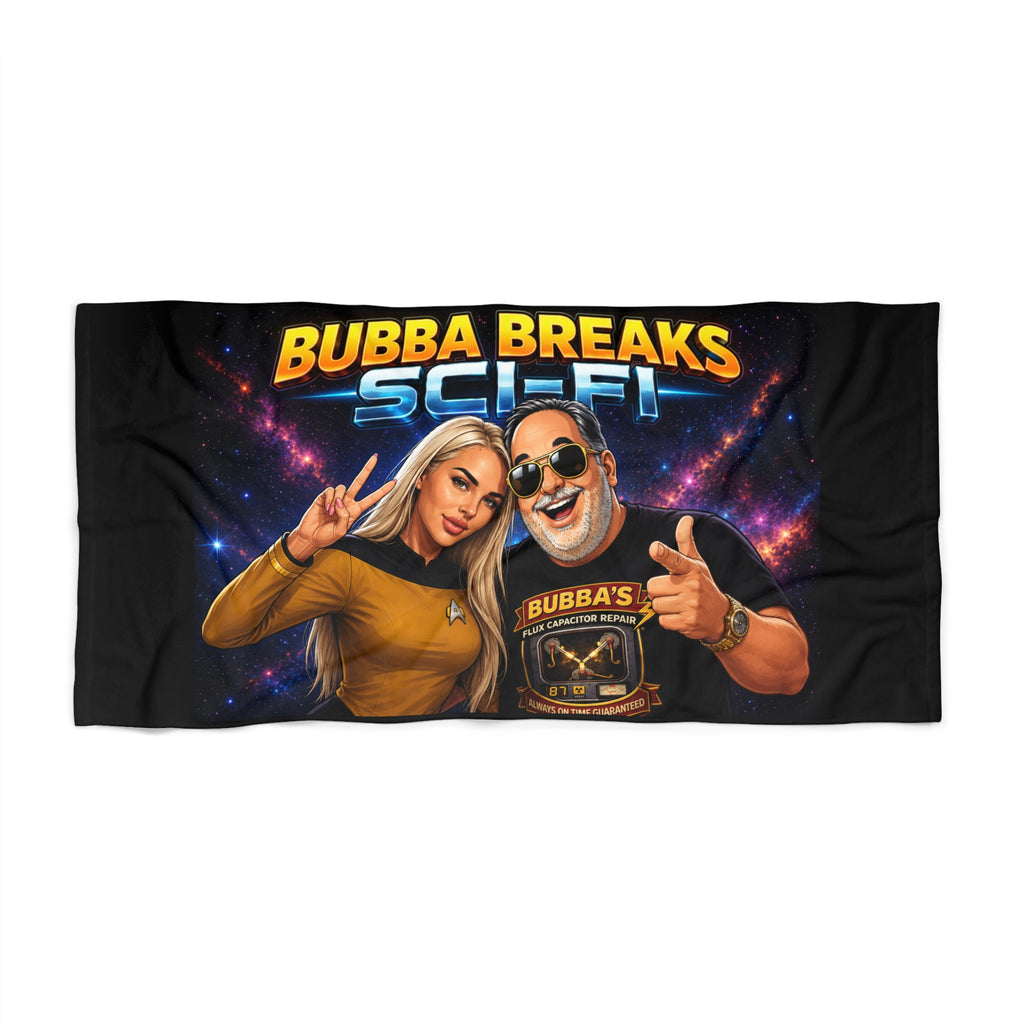 Bubba Breaks Sci-Fi Beach Towel