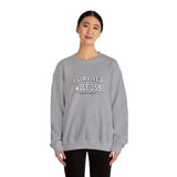 Crewneck Sweatshirt — "I Survived Wolf 359" Retro Sci‑Fi Crew