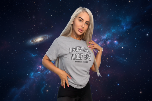I Survived Wolf 359 T-Shirt — Sci‑Fi Fan Tee