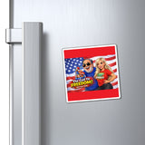 Patriotic "The Call to Freedom" Fridge Magnet
