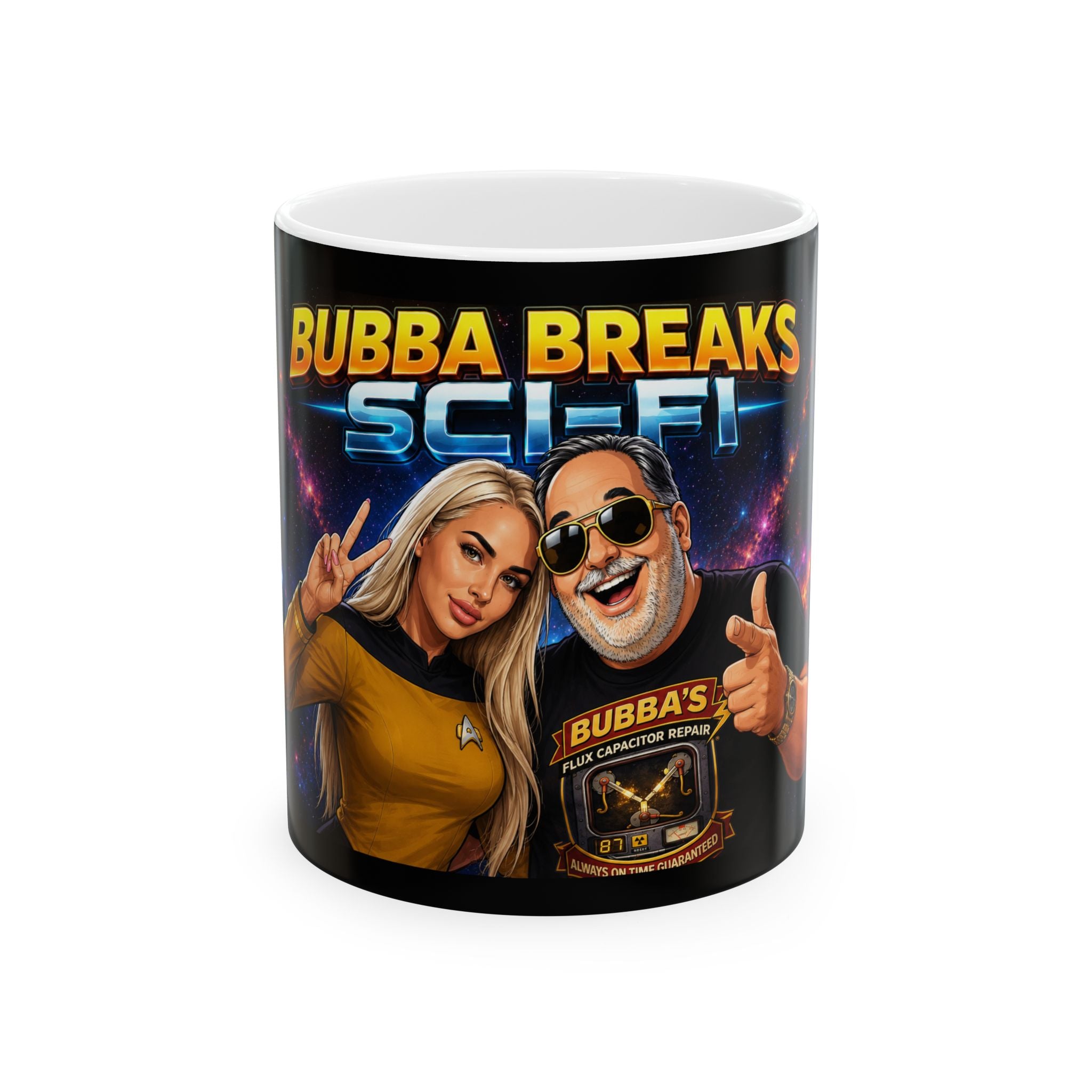 Bubba Breaks Sci-Fi Ceramic Coffee Cup