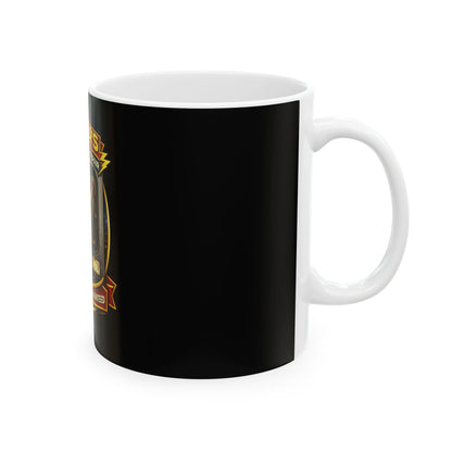 Bubba's Flux Capacitor Repair Coffee Mug — 'Always On Time Guaranteed'