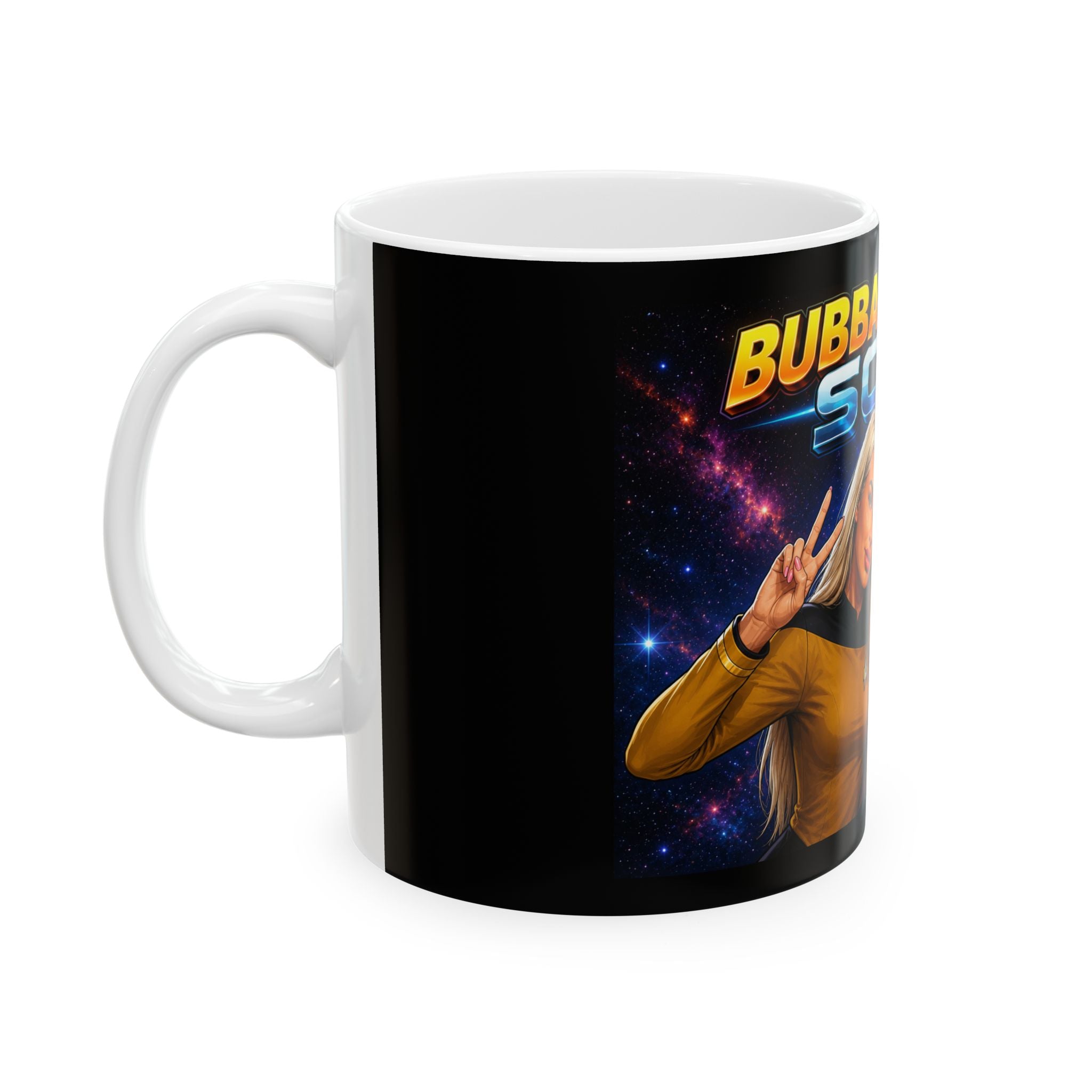 Bubba Breaks Sci-Fi Ceramic Coffee Cup