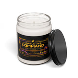 Smells Like Command — Masculine Leather & Cedar Scented Soy Candle (9oz)