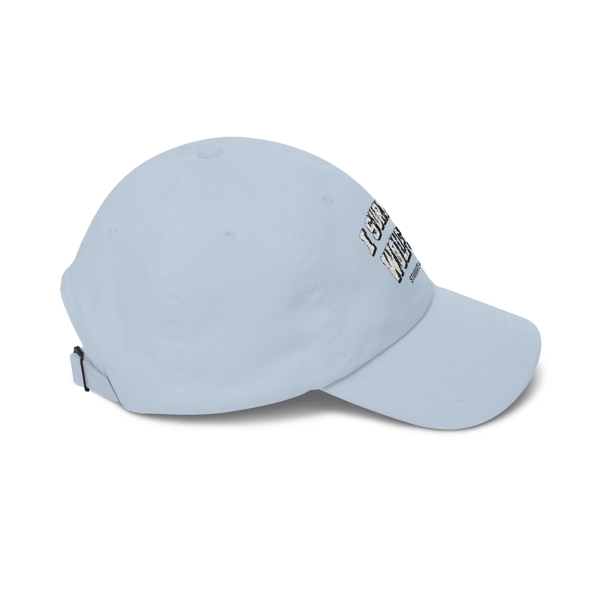 I Survived Wolf 359 Dad Cap — Sci‑Fi Fan Baseball Hat
